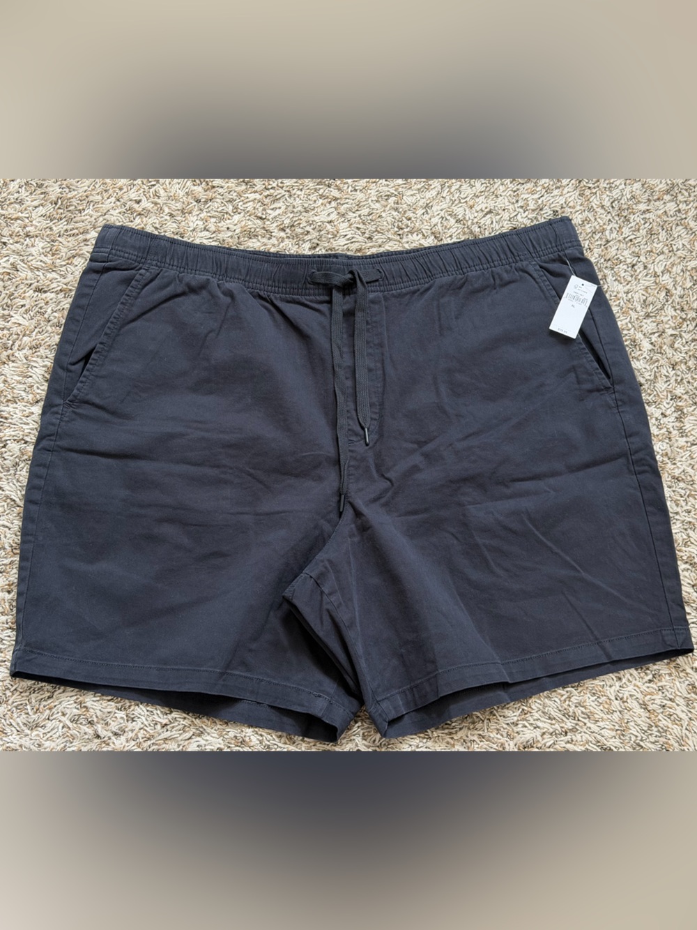 GAP Men's Navy Flat-Front Casual Shorts